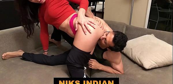 Indian Milf with nice juicy ass seduces and fucks young guy